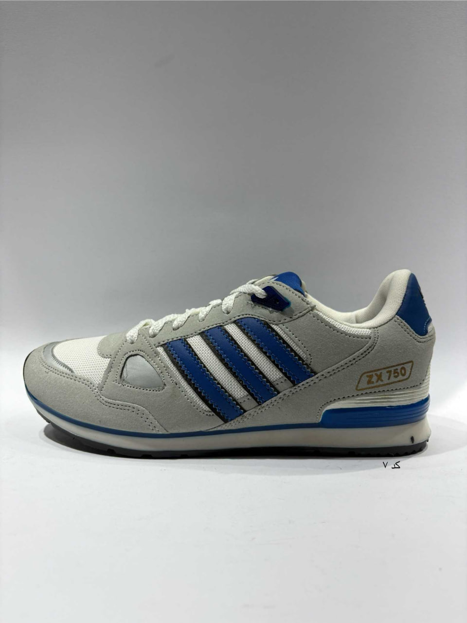 آدیداس مدل - zx 750 - طوسی آبی- کد 007